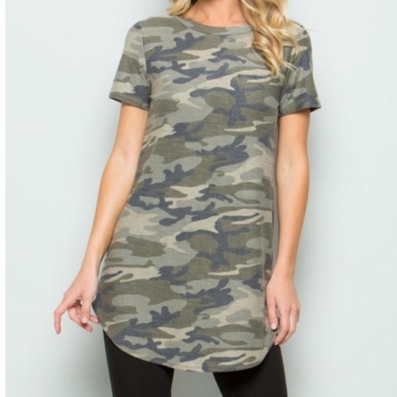 Tops - 🎁 🎀 S 🎀 Camouflage tunic top